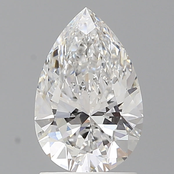 1.60 Carat Pear Shaped, Ideal Cut, E Color, VVS2 Clarity, IGI Certified Lab Grown Diamond