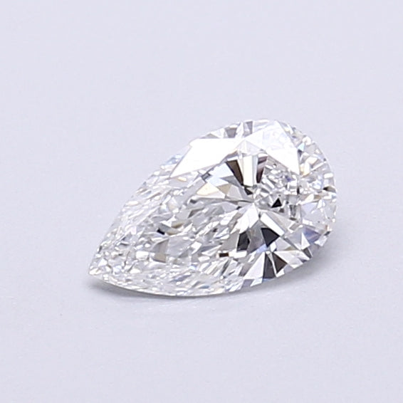 0.39 Carat Pear Shaped, Very Good Cut, D Color, VS1 Clarity, IGI Certified Lab Grown Diamond