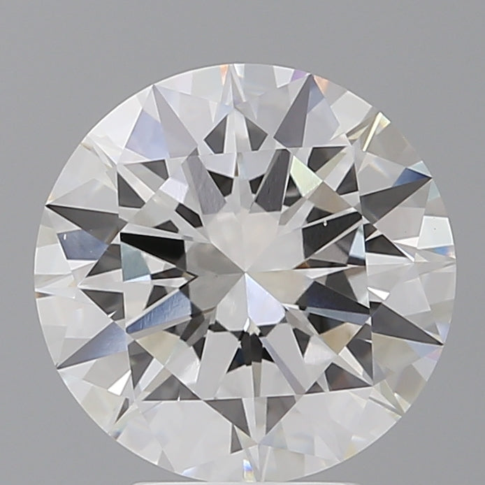 4.50 Carat Round Shaped, Excellent Cut, F Color, VS1 Clarity, IGI Certified Lab Grown Diamond