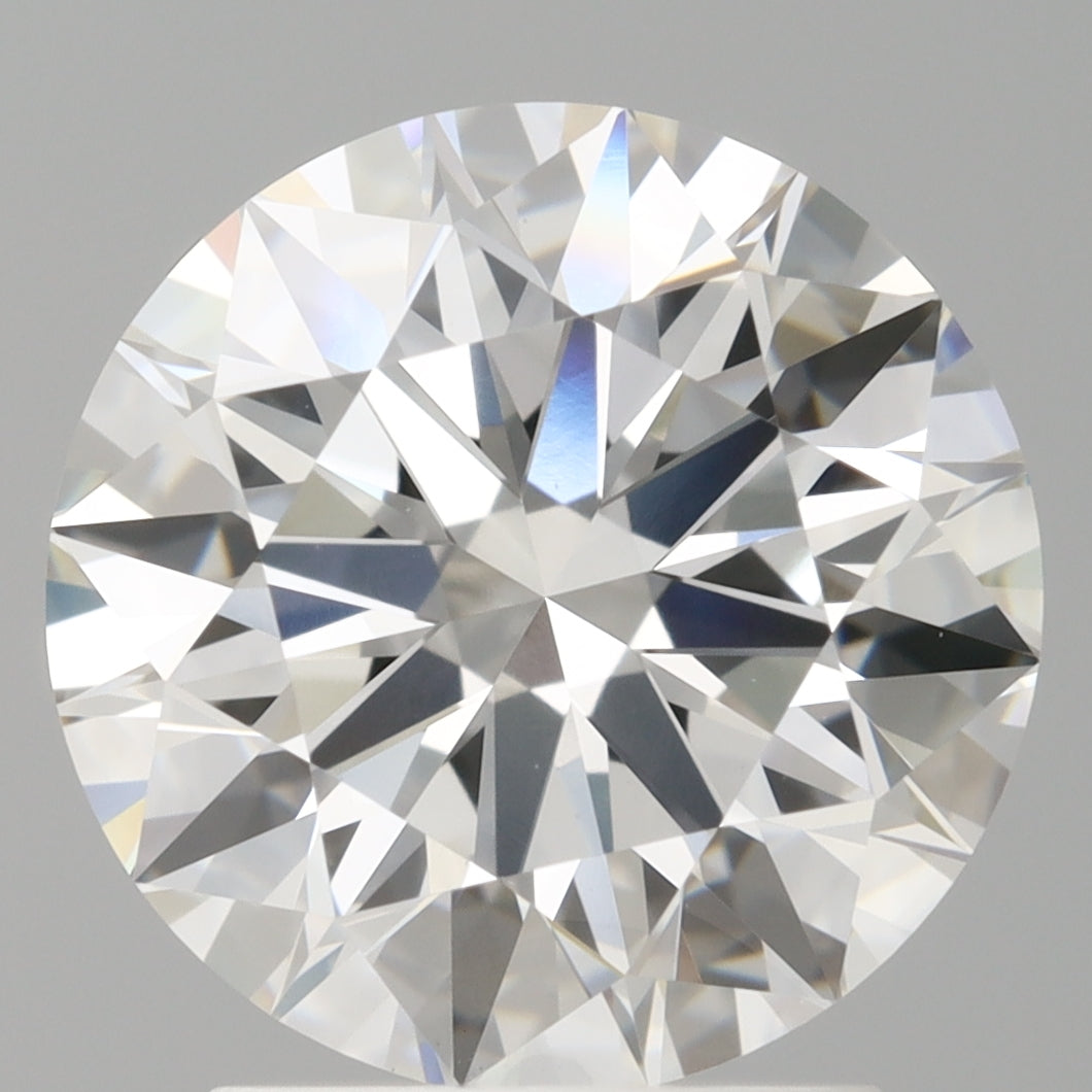 2.57 Carat Round Shaped, Ideal Cut, E Color, VVS2 Clarity, IGI Certified Lab Grown Diamond