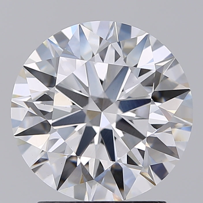 2.30 Carat Round Shaped, Excellent Cut, F Color, VS1 Clarity, GIA Certified Lab Grown Diamond