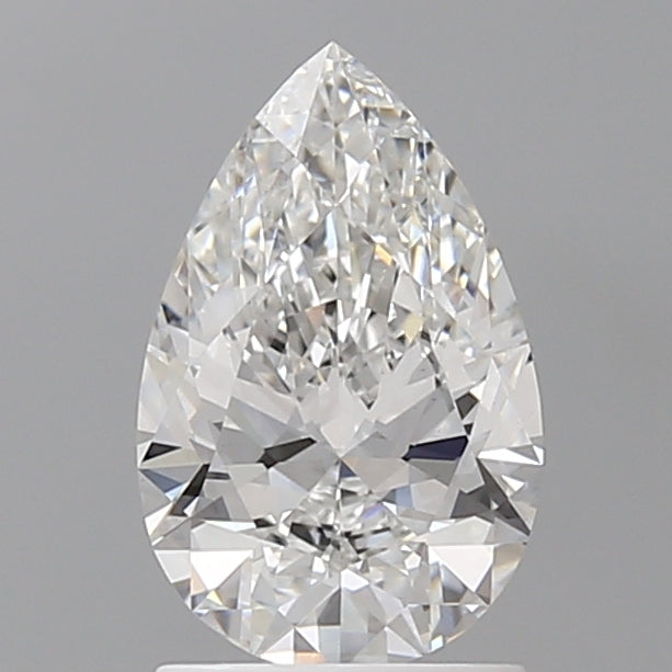 1.54 Carat Pear Shaped, Ideal Cut, E Color, VVS2 Clarity, IGI Certified Lab Grown Diamond