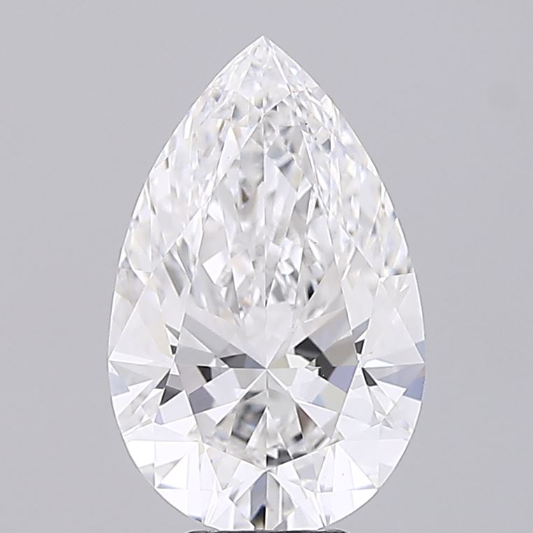 6.51 Carat Pear Shaped, Ideal Cut, E Color, VS1 Clarity, IGI Certified Lab Grown Diamond