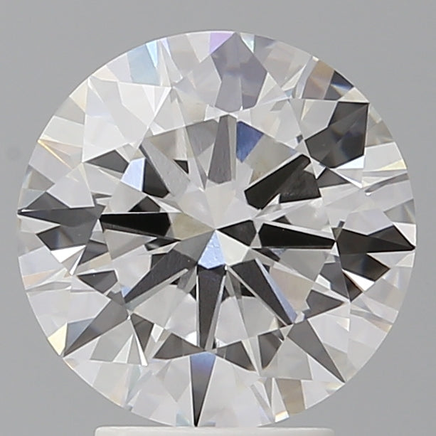 3.56 Carat Round Shaped, Ideal Cut, F Color, VVS2 Clarity, IGI Certified Lab Grown Diamond