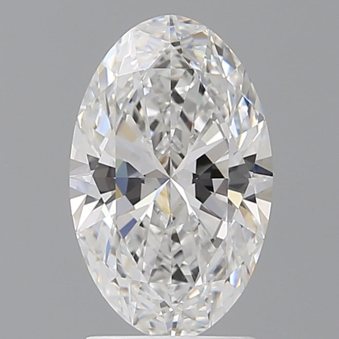 2.10 Carat Oval Shaped, Ideal Cut, E Color, VVS1 Clarity, IGI Certified Lab Grown Diamond