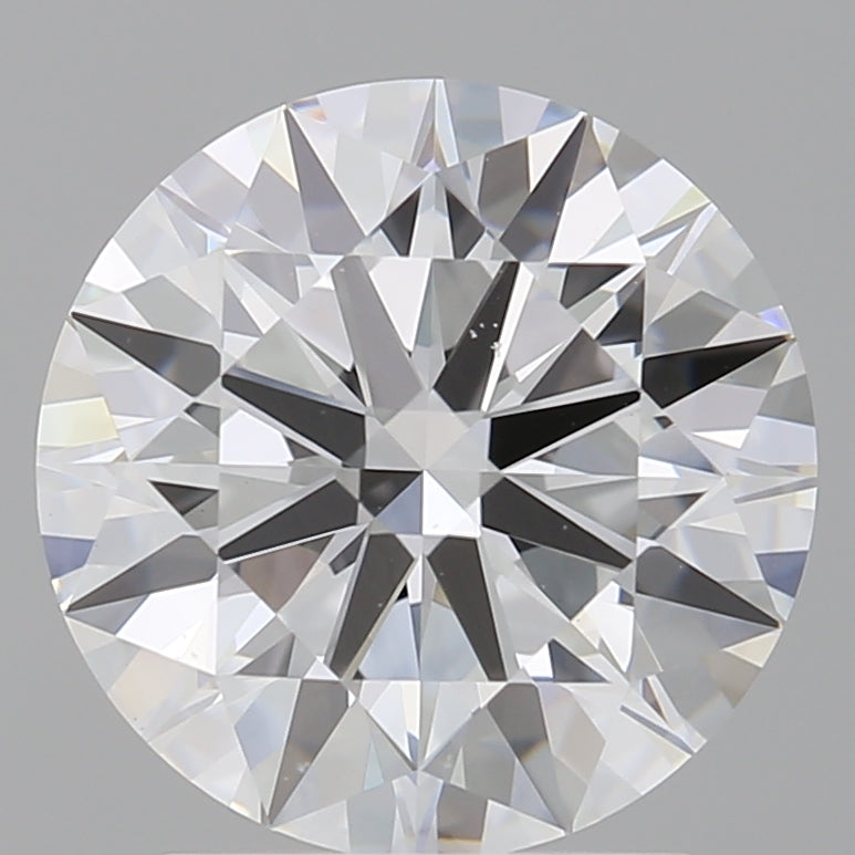 2.51 Carat Round Shaped, Ideal Cut, E Color, VVS2 Clarity, IGI Certified Lab Grown Diamond
