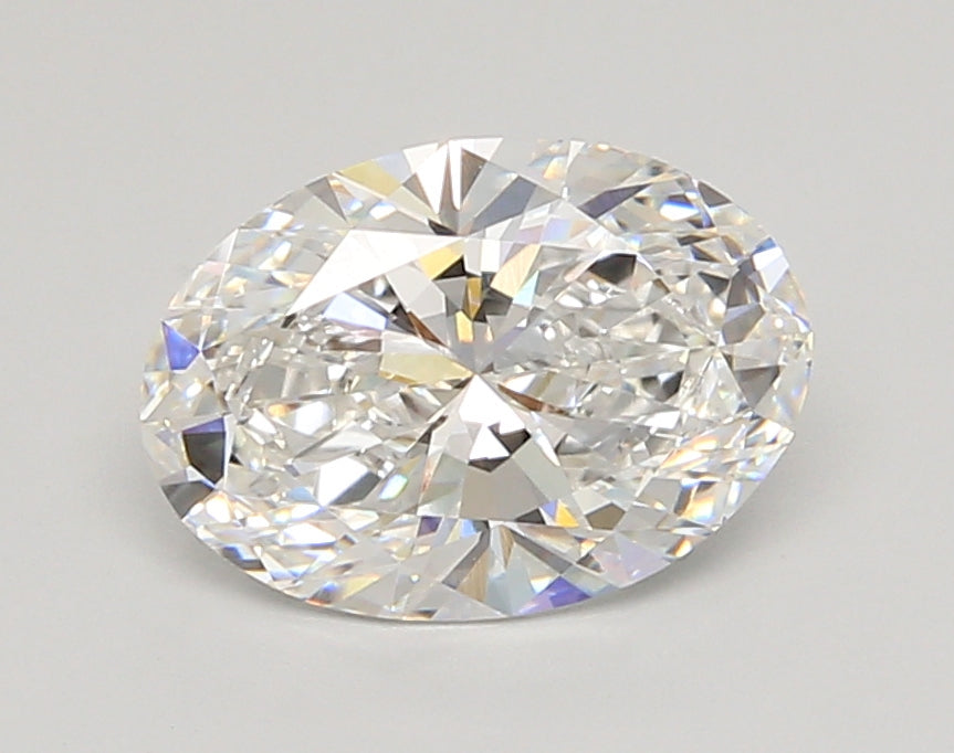 2.06 Carat Oval Shaped, Ideal Cut, D Color, VVS2 Clarity, IGI Certified Lab Grown Diamond