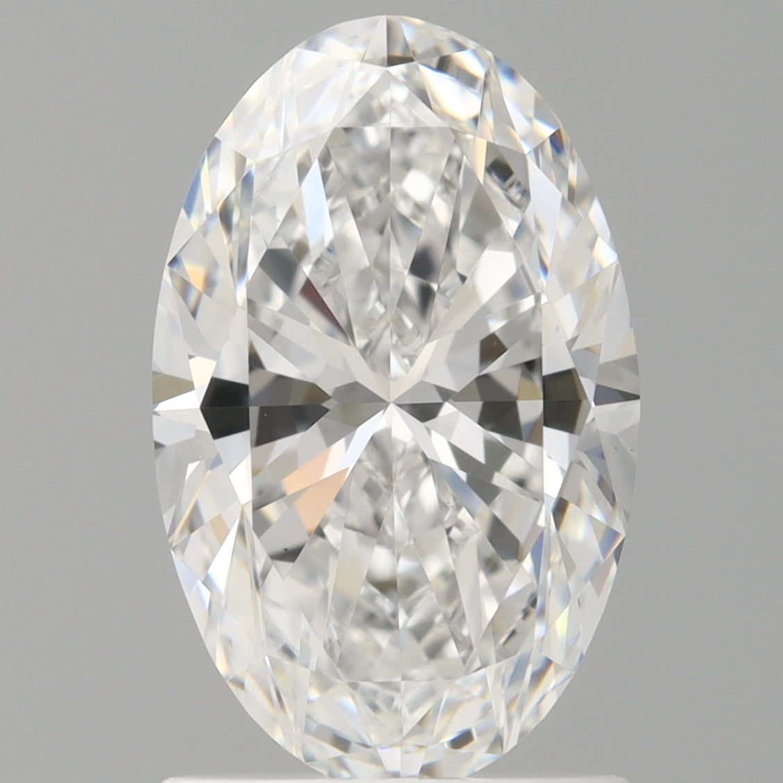 1.54 Carat Oval Shaped, Ideal Cut, D Color, VVS2 Clarity, IGI Certified Lab Grown Diamond
