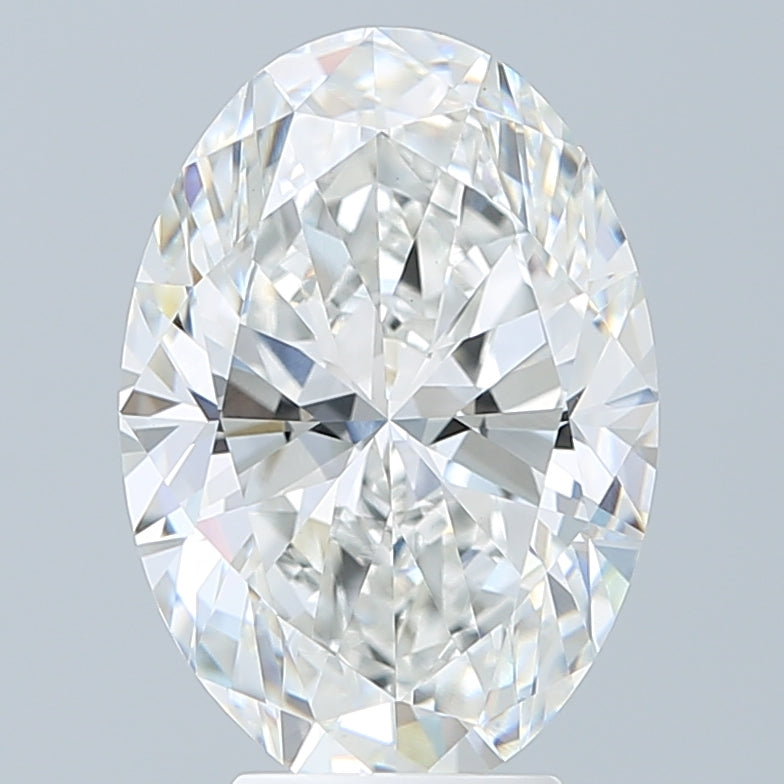 5.06 Carat Oval Shaped, Excellent Cut, F Color, VVS2 Clarity, IGI Certified Lab Grown Diamond