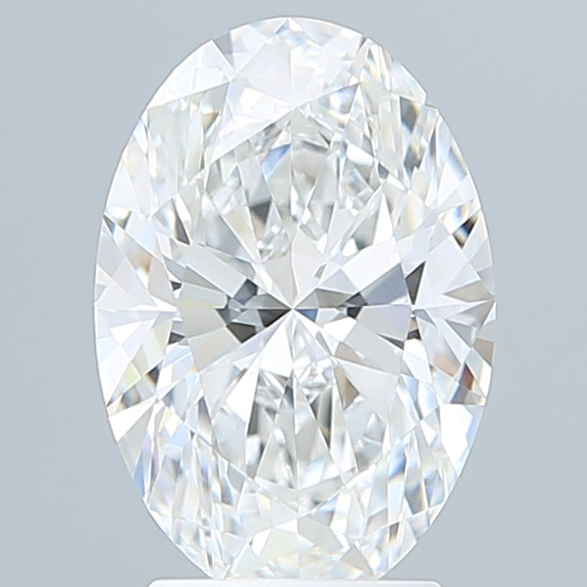 3.05 Carat Oval Shaped, Ideal Cut, E Color, VVS2 Clarity, IGI Certified Lab Grown Diamond