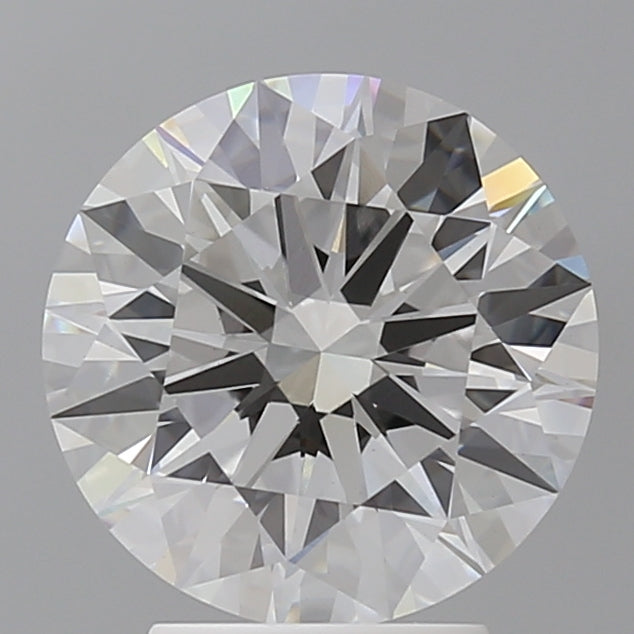 3.54 Carat Round Shaped, Ideal Cut, F Color, VVS2 Clarity, IGI Certified Lab Grown Diamond