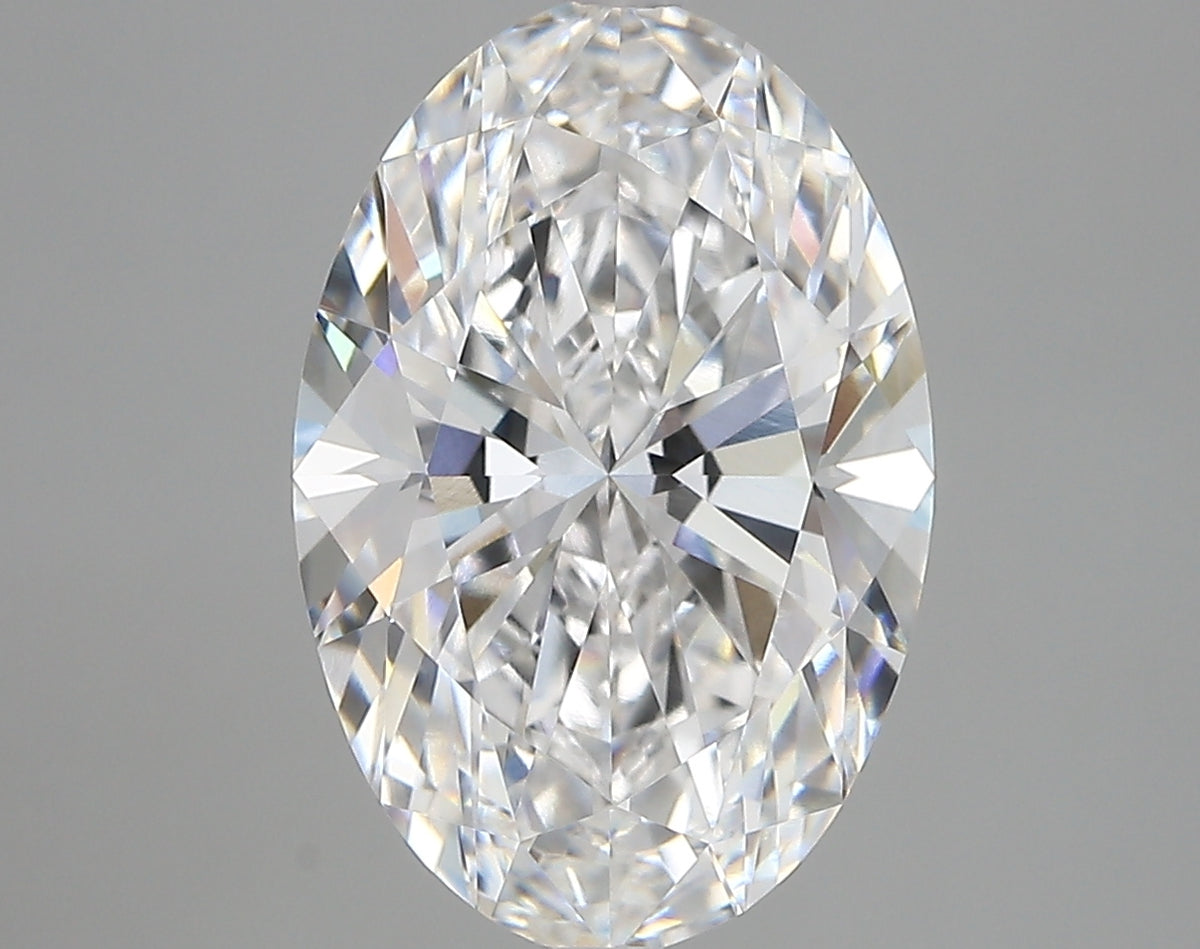 4.42 Carat Oval Shaped, Very Good Cut, D Color, VVS1 Clarity, IGI Certified Lab Grown Diamond