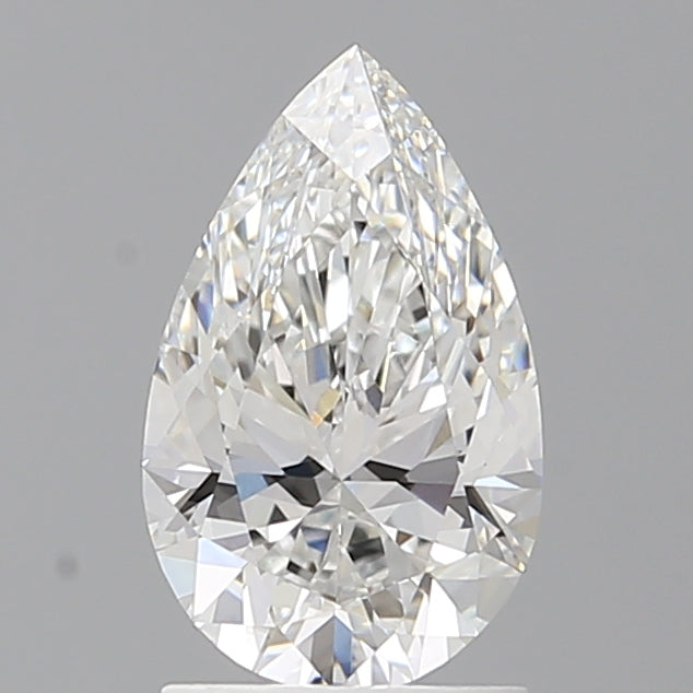 1.60 Carat Pear Shaped, Ideal Cut, E Color, VVS1 Clarity, IGI Certified Lab Grown Diamond
