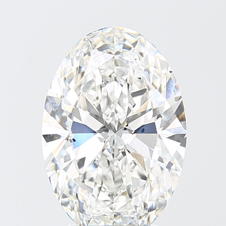 4.02 Carat Oval Shaped, Ideal Cut, F Color, VS2 Clarity, IGI Certified Lab Grown Diamond