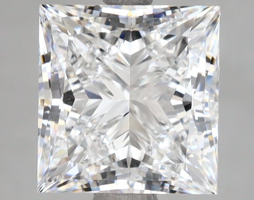 4.00 Carat Princess Shaped, Ideal Cut, E Color, VS1 Clarity, IGI Certified Lab Grown Diamond