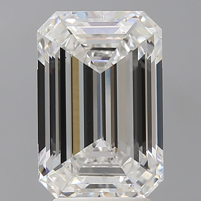 4.10 Carat Emerald Shaped, Ideal Cut, E Color, VS1 Clarity, IGI Certified Lab Grown Diamond