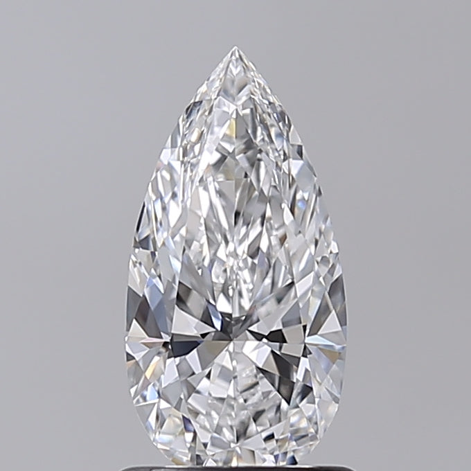 1.02 Carat Pear Shaped, Ideal Cut, D Color, VVS1 Clarity, IGI Certified Lab Grown Diamond