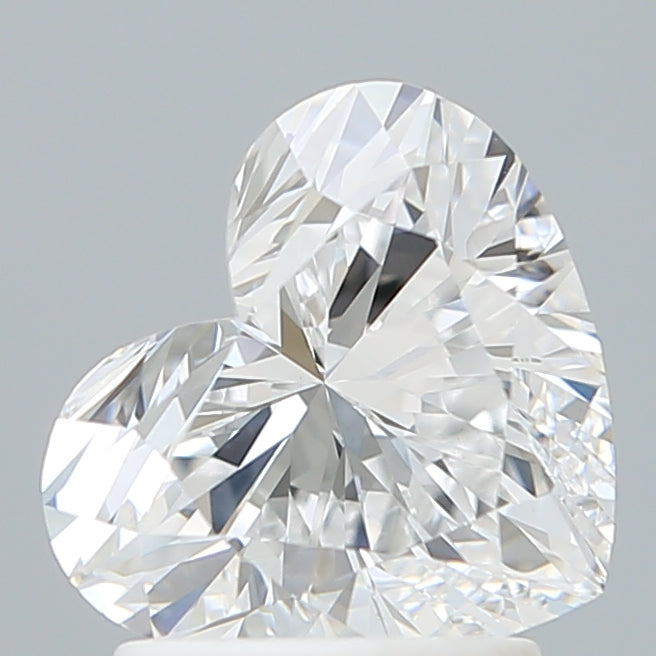 1.91 Carat Heart Shaped, Ideal Cut, D Color, VVS2 Clarity, IGI Certified Lab Grown Diamond