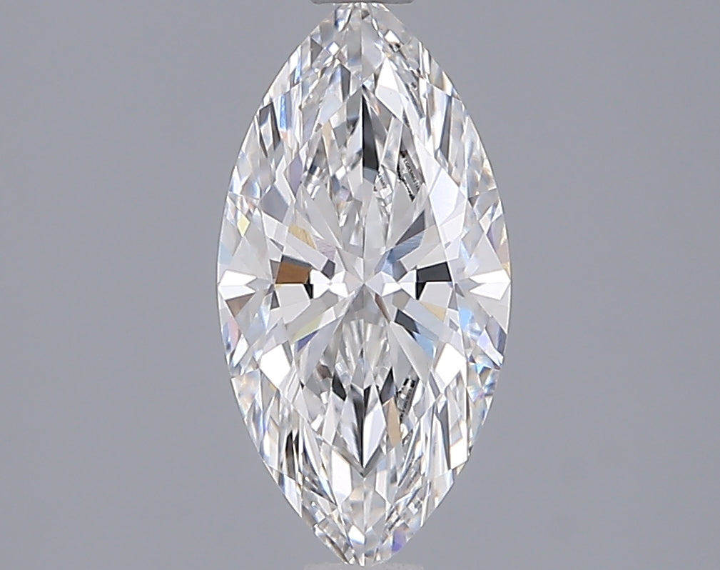 1.52 Carat Marquise Shaped, Ideal Cut, D Color, VVS2 Clarity, IGI Certified Lab Grown Diamond