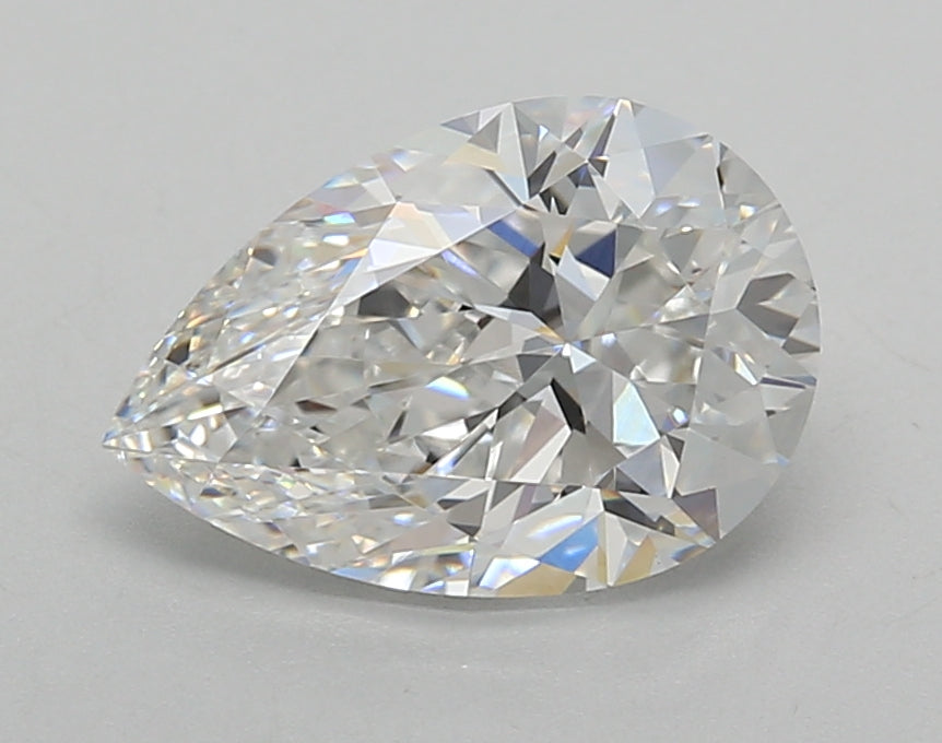 2.01 Carat Pear Shaped, Very Good Cut, E Color, VVS2 Clarity, IGI Certified Lab Grown Diamond