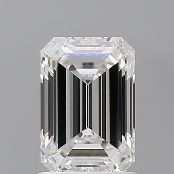 1.57 Carat Emerald Shaped, Ideal Cut, E Color, VVS2 Clarity, IGI Certified Lab Grown Diamond