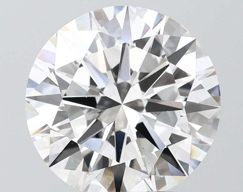 3.52 Carat Round Shaped, Excellent Cut, F Color, VS1 Clarity, IGI Certified Lab Grown Diamond