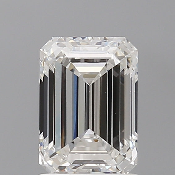 1.59 Carat Emerald Shaped, Ideal Cut, E Color, VS1 Clarity, IGI Certified Lab Grown Diamond