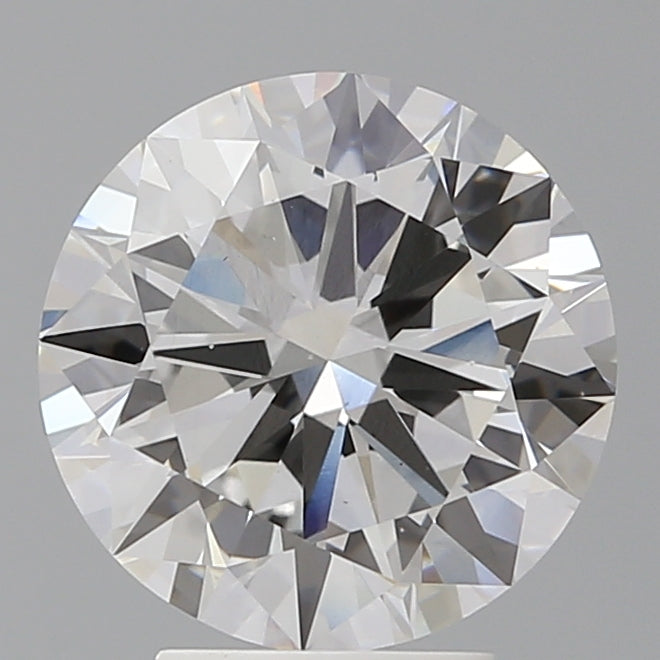 4.00 Carat Round Shaped, Excellent Cut, F Color, VS1 Clarity, IGI Certified Lab Grown Diamond