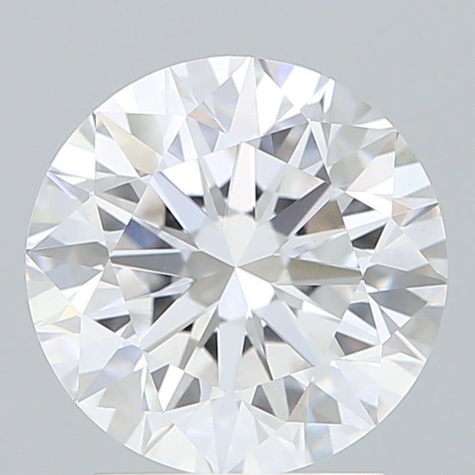 2.42 Carat Round Shaped, Excellent Cut, D Color, VVS2 Clarity, IGI Certified Lab Grown Diamond