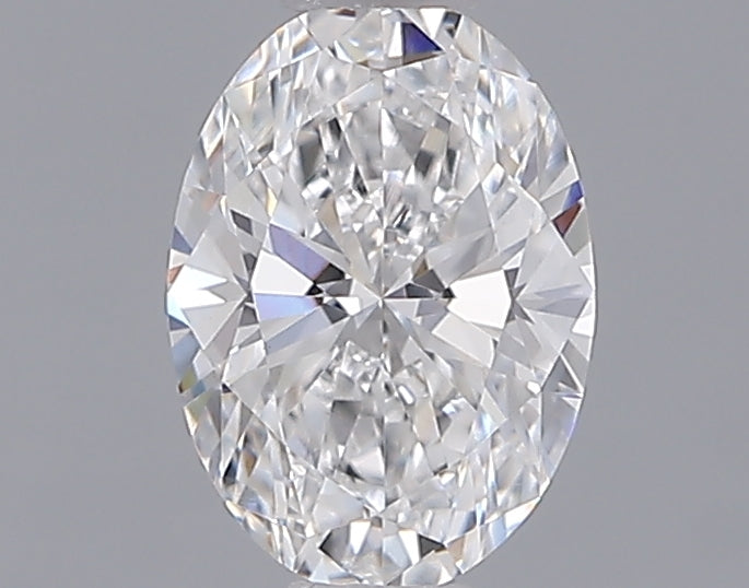 0.74 Carat Oval Shaped, Ideal Cut, D Color, VVS2 Clarity, IGI Certified Lab Grown Diamond