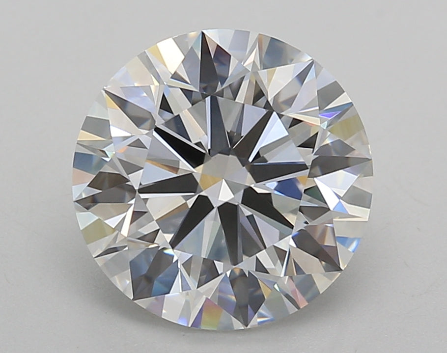 3.52 Carat Round Shaped, Ideal Cut, E Color, VVS2 Clarity, IGI Certified Lab Grown Diamond