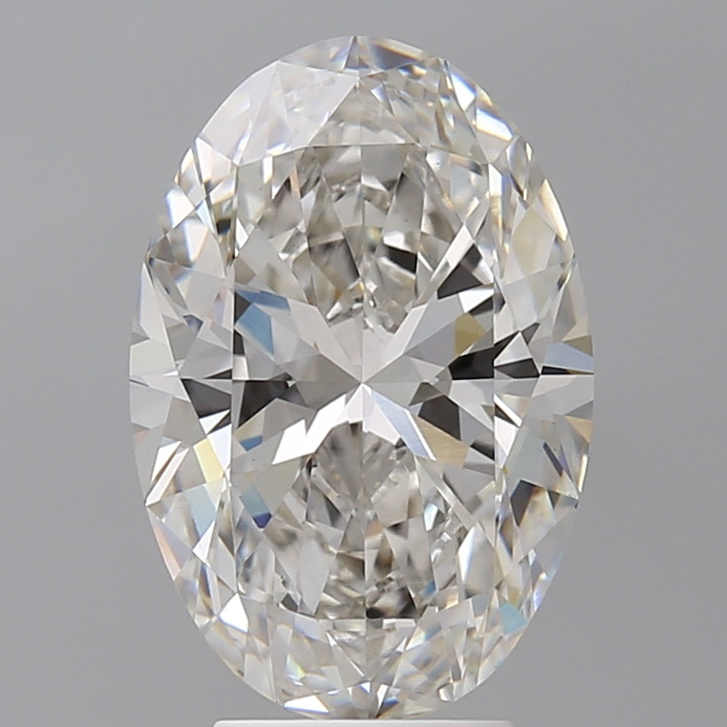 4.58 Carat Oval Shaped, Ideal Cut, F Color, VVS2 Clarity, IGI Certified Lab Grown Diamond