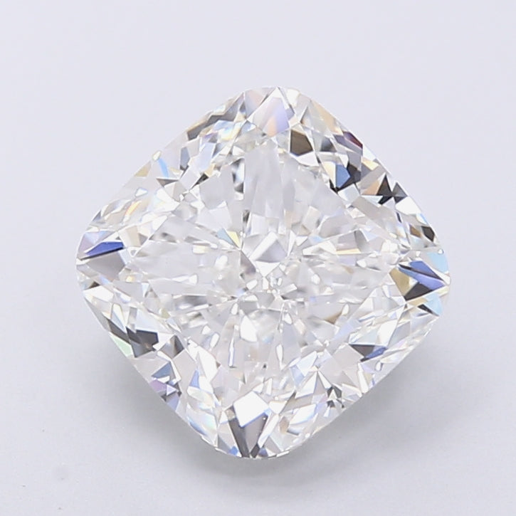 3.59 Carat Cushion Shaped, Very Good Cut, E Color, VVS2 Clarity, IGI Certified Lab Grown Diamond