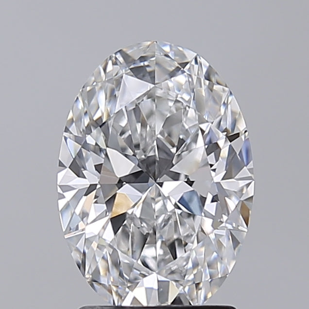2.02 Carat Oval Shaped, Excellent Cut, D Color, VVS2 Clarity, IGI Certified Lab Grown Diamond