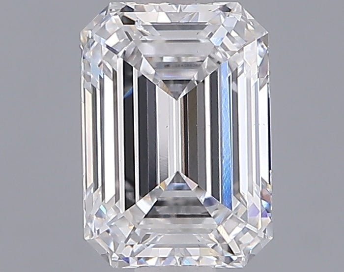 1.52 Carat Emerald Shaped, Ideal Cut, D Color, VS1 Clarity, IGI Certified Lab Grown Diamond
