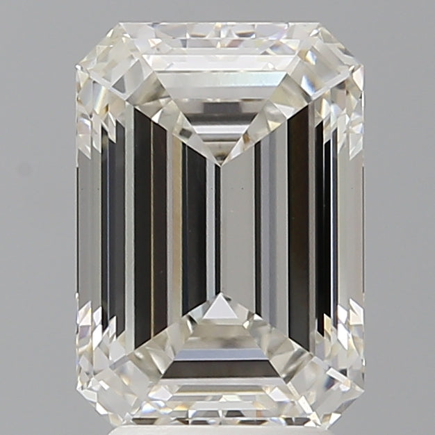 3.58 Carat Emerald Shaped, Ideal Cut, G Color, VVS2 Clarity, IGI Certified Lab Grown Diamond