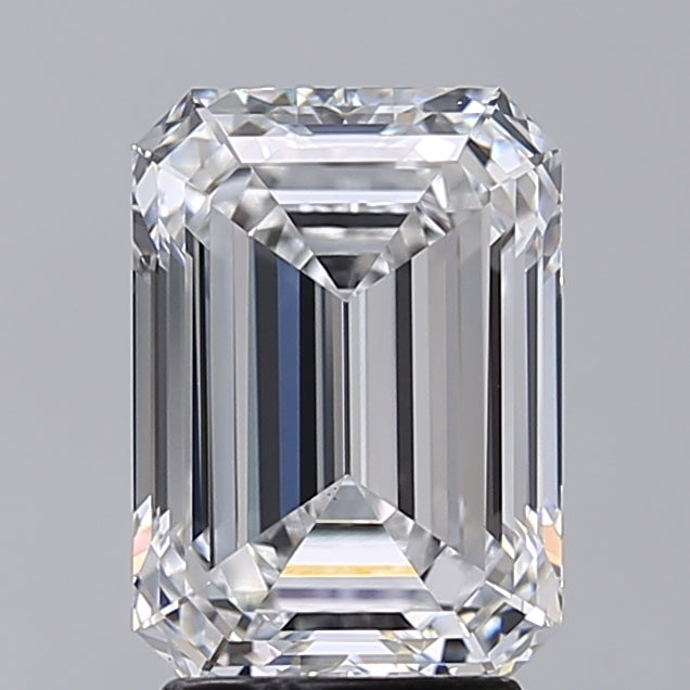 3.02 Carat Emerald Shaped, Very Good Cut, E Color, VS1 Clarity, IGI Certified Lab Grown Diamond