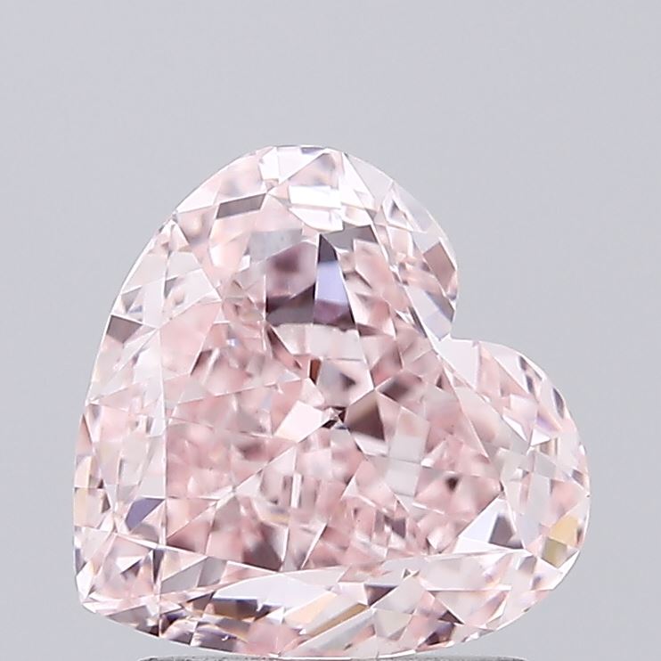 2.01 Carat Heart Shaped, Excellent Cut, VVS2 Clarity, IGI Certified Lab Grown Diamond