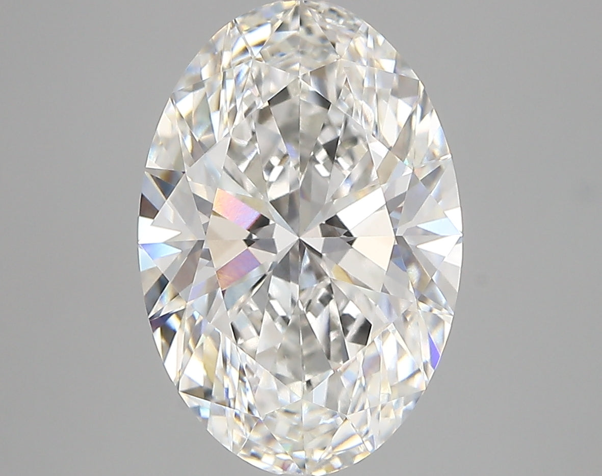 4.20 Carat Oval Shaped, Very Good Cut, F Color, VVS1 Clarity, IGI Certified Lab Grown Diamond
