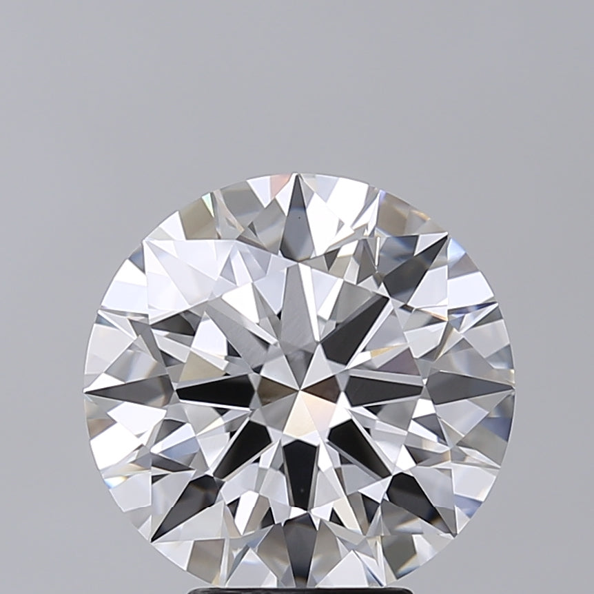 5.01 Carat Round Shaped, Ideal Cut, D Color, VVS2 Clarity, IGI Certified Lab Grown Diamond