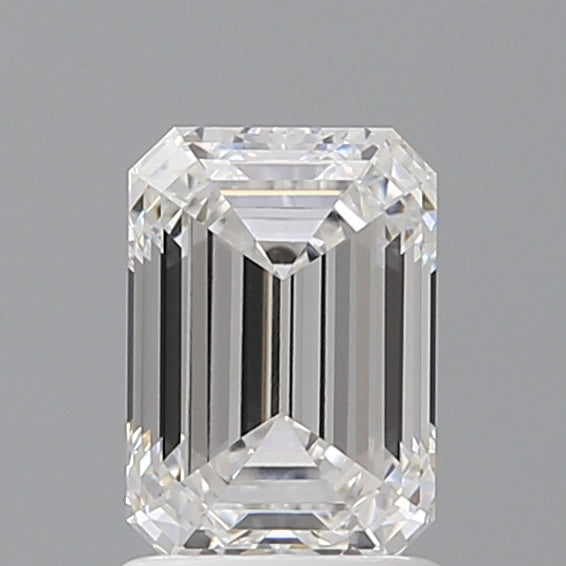 1.59 Carat Emerald Shaped, Ideal Cut, D Color, VVS2 Clarity, IGI Certified Lab Grown Diamond