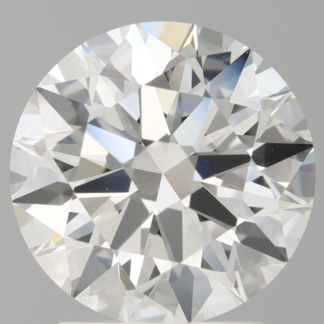 2.57 Carat Round Shaped, Ideal Cut, E Color, VVS2 Clarity, IGI Certified Lab Grown Diamond