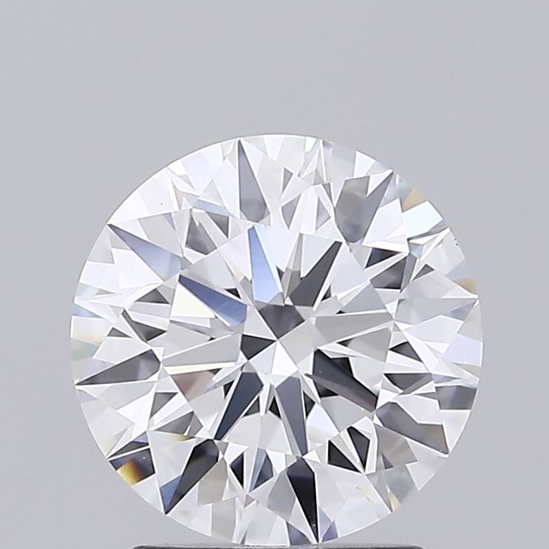 2.15 Carat Round Shaped, Ideal Cut, D Color, VVS2 Clarity, IGI Certified Lab Grown Diamond