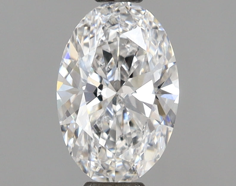 1.06 Carat Oval Shaped, Ideal Cut, D Color, VVS2 Clarity, IGI Certified Lab Grown Diamond