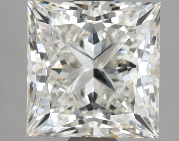 3.01 Carat Princess Shaped, Ideal Cut, G Color, VVS2 Clarity, IGI Certified Lab Grown Diamond