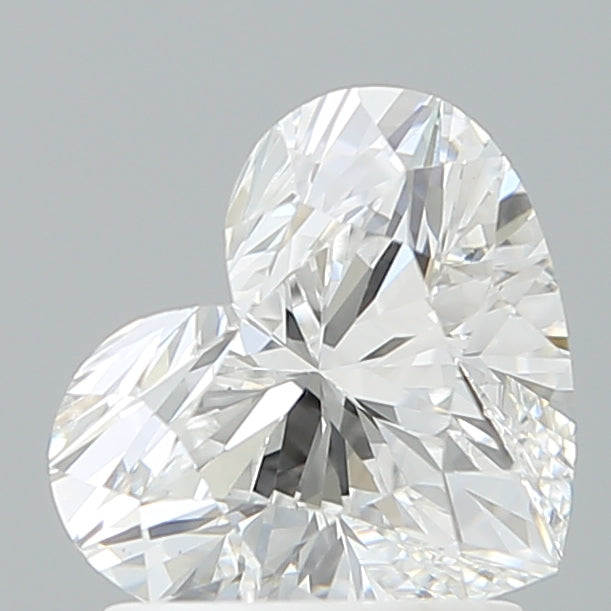 1.57 Carat Heart Shaped, Ideal Cut, E Color, VVS2 Clarity, IGI Certified Lab Grown Diamond
