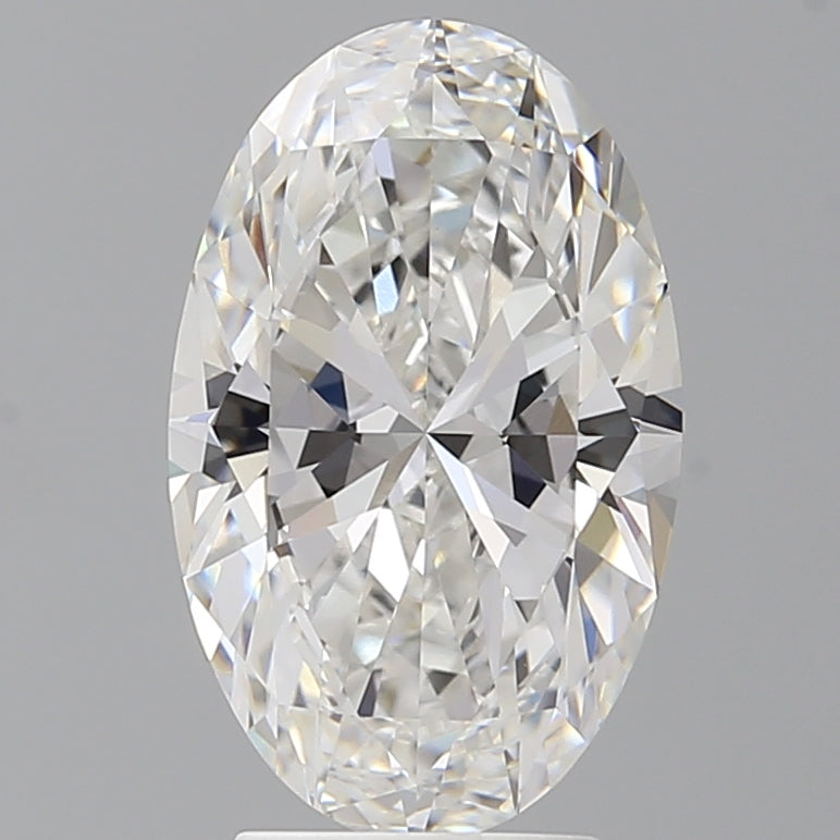 3.58 Carat Oval Shaped, Ideal Cut, E Color, VVS2 Clarity, IGI Certified Lab Grown Diamond