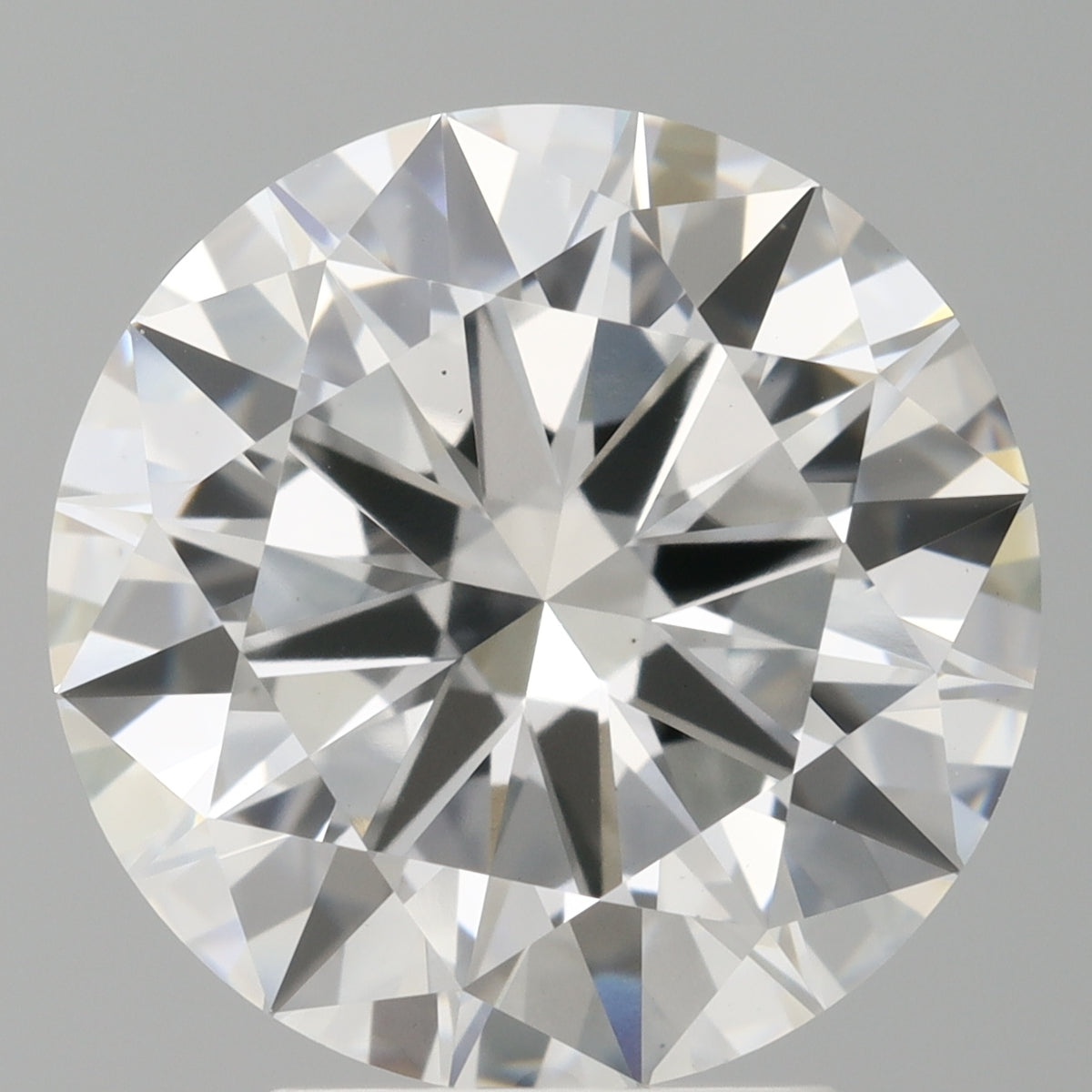 4.05 Carat Round Shaped, Excellent Cut, E Color, VS1 Clarity, IGI Certified Lab Grown Diamond