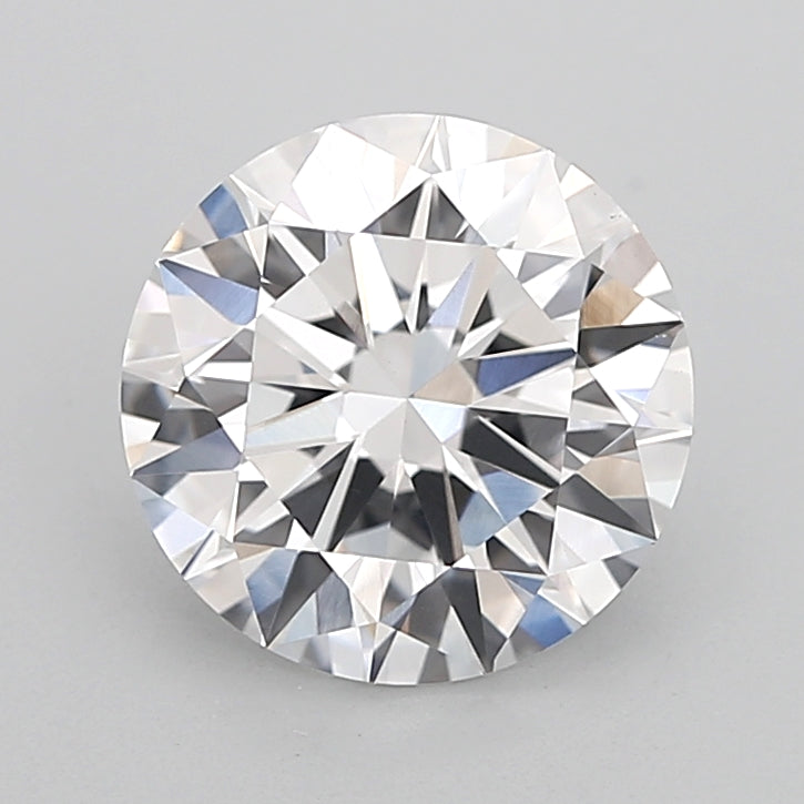 3.00 Carat Round Shaped, Excellent Cut, D Color, VVS2 Clarity, IGI Certified Lab Grown Diamond