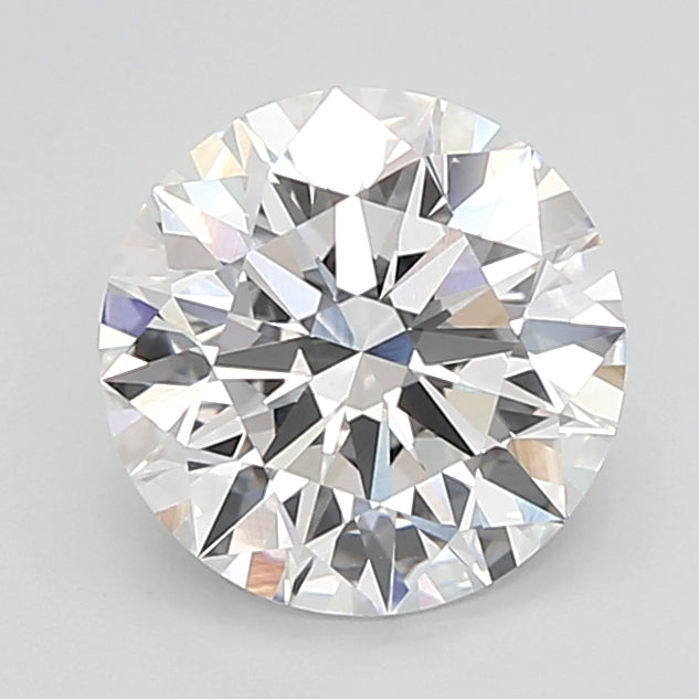 4.06 Carat Round Shaped, Ideal Cut, D Color, VVS2 Clarity, IGI Certified Lab Grown Diamond